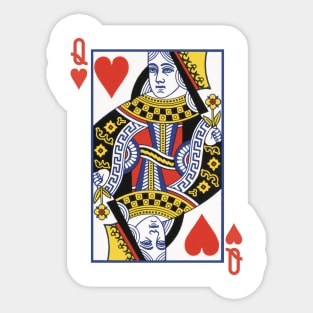 Queen of Hearts and Power Sticker